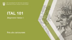 ITAL101