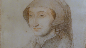 Sketch of Marguerite d’Orléans (Marguerite de Navarre) by Jean Clouet