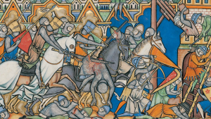 Joshua’s victory at Ai in the Crusader Bible (Pierpont Morgan Library, M 638, f. 10v)