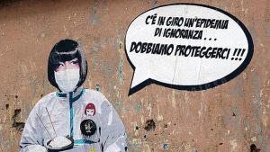 Mural of Sonia Zhou by Laika.