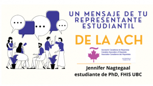 Jennifer Nagtegaal Elected as Student Representative to Canadian Association of Hispanists