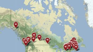 sound map of Canada