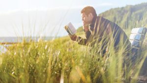 reading books