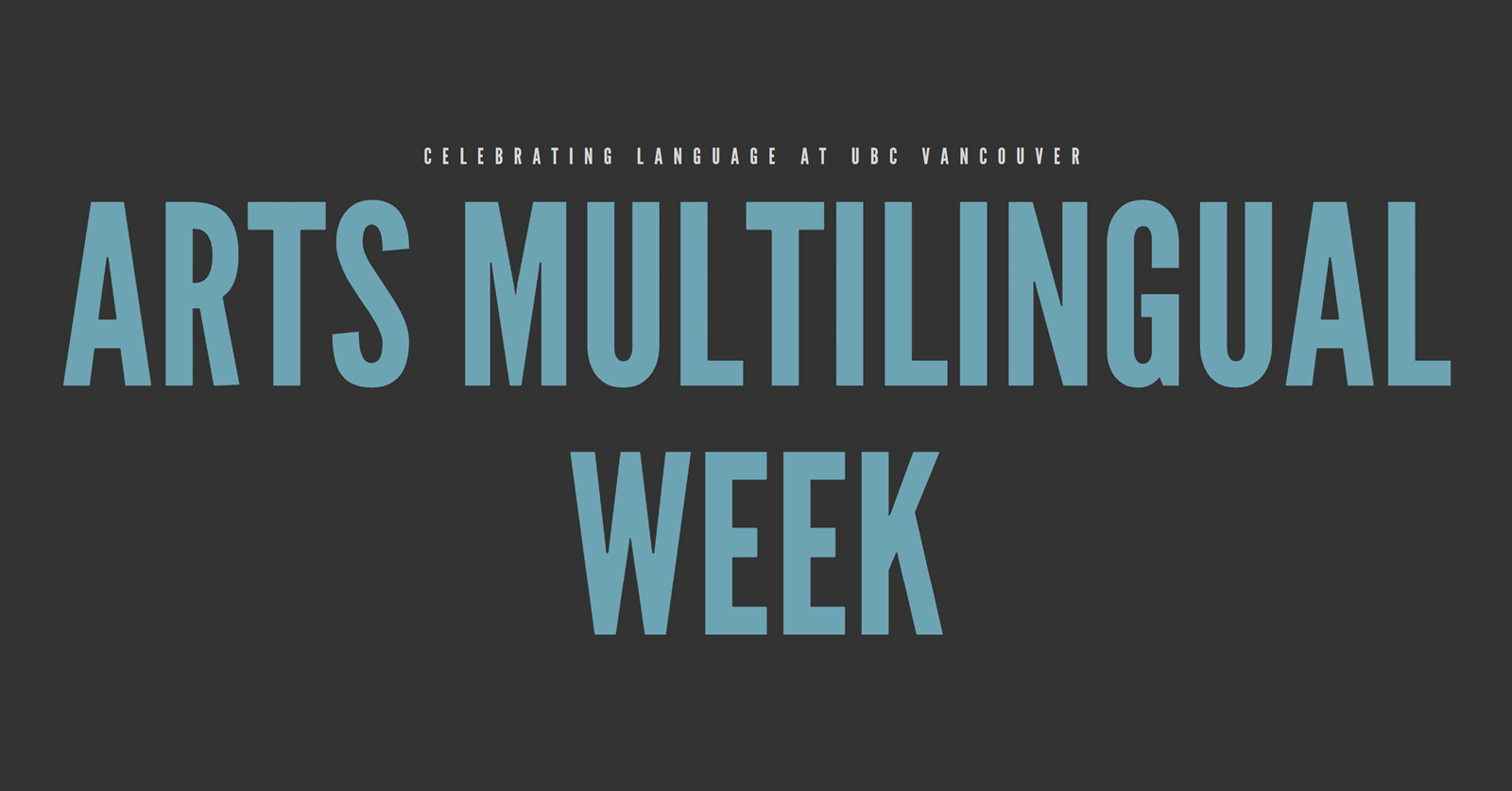 Arts Multilingual Week
