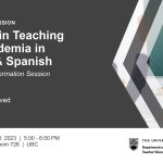 MA BEd Info session