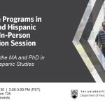 Graduate In-Person Information Session