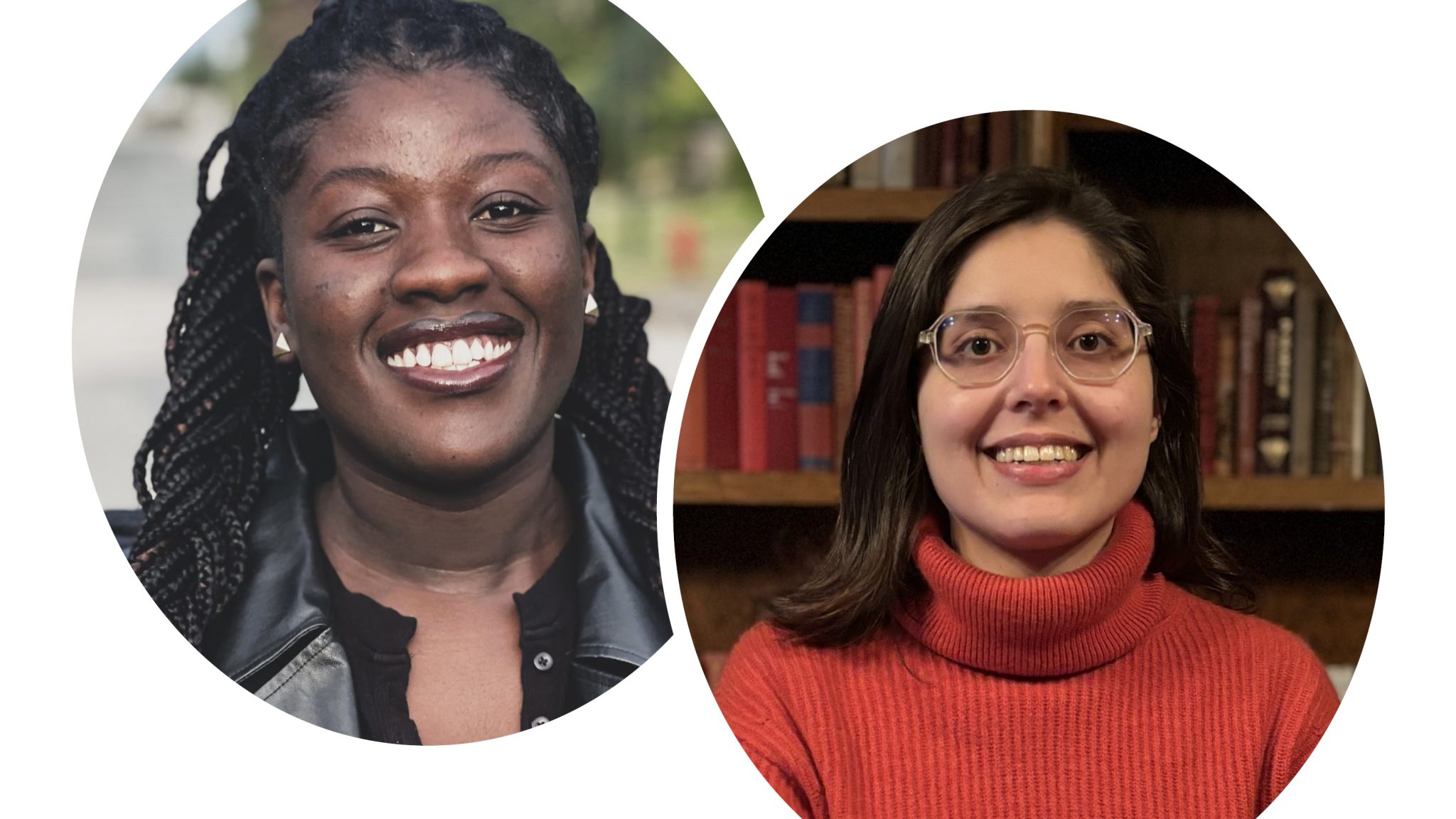 Headshots of Nancy Ofori and Sarah Revilla-Sanchez