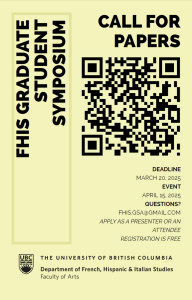 Call for Papers: FHIS Graduate Student Symposium 2025